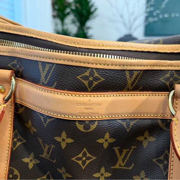 Louis Vuitton Brown and Tan Monogram Dog Carrier 40 - Picture 7 of 8